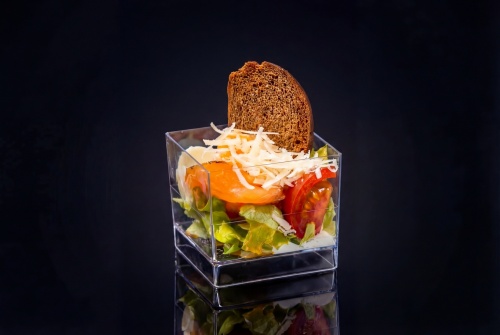 Веррины с салатами «Цезарь» с лососем и «Индейка с киноа и тыквой», 24 шт - #3