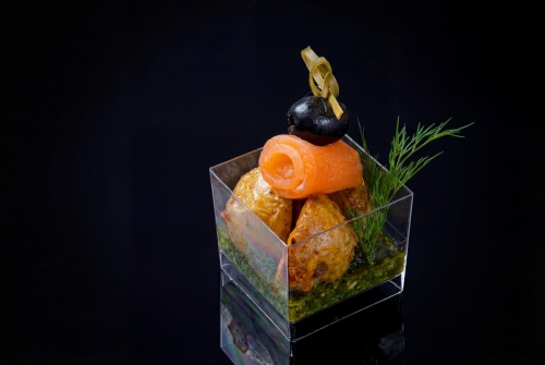 Веррины с картофелем бэби и семгой, 24 шт - #3