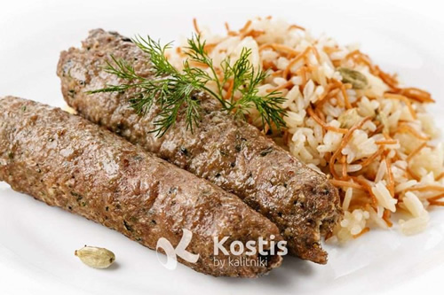 Люля кебаб из говядины (Спагетти)