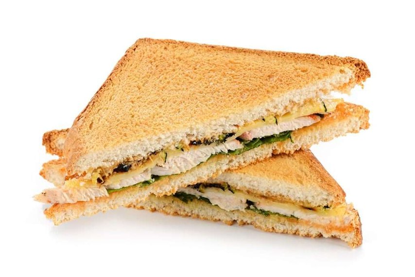 Сэндвич-тост c курицей